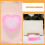 6Stk Ringbox Herzform Pink Kunststoff Schmuck Organizer Kinder 9
