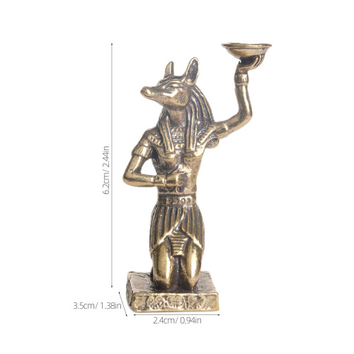 5 Messing Anubis Figur Lebensechte Statue 1