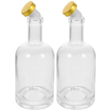 2Stk Weinflasche Aus Verstärktem Für Schnaps Whisky 750 Ml