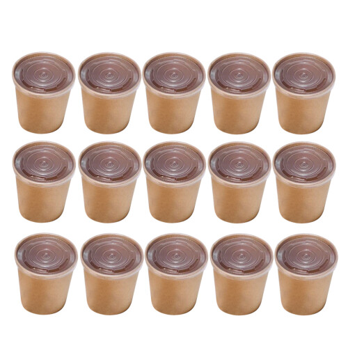 Thicken Oil-Proof Papierbecher Kraft 50