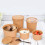 Thicken Oil-Proof Papierbecher Kraft 50 9