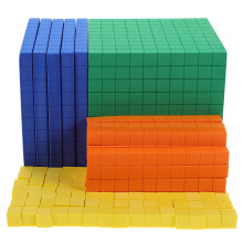 1 Set Schuimrubber Tienblokken Wiskunde Leerhulpmiddel Kinderen