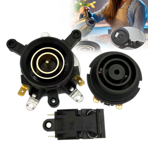 3PCS Electric Kettle Accessories Base Thermostat Temperature Switch Connector Replacement Socket Repair Kit With Switch 2