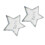 2 Pcs Five-Pointed Star Cloth Sticker Clothing Hole Patch Sequin 1
