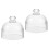 2Ud De Vidrio Clara Para Pasteles Cubierta Antipolvo Para Postres 5