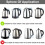 3PCS Electric Kettle Accessories Base Thermostat Temperature Switch Connector Replacement Socket Repair Kit With Switch 6