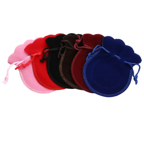 10Ud Bolsas Con Cordón De Suave Para Y Joyas 2