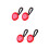 4Ud LED Roja Impermeable Con Clip Para Correr De Y 6