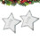 2 Pcs Five-Pointed Star Cloth Sticker Clothing Hole Patch Sequin 5