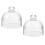 2Ud De Vidrio Clara Para Pasteles Cubierta Antipolvo Para Postres 7