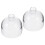 2Ud De Vidrio Clara Para Pasteles Cubierta Antipolvo Para Postres 9