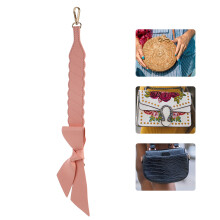 1Ud Correa Bandolera Para Bolso Rosa Con Lazo De PU Y Metal Duradero