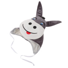 5Ud Burro De Peluche Gris Cálidos Para Disfraces Y Festivales