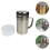 2Ud De Condimento De Acero Inoxidable Plata Para Cocina 4
