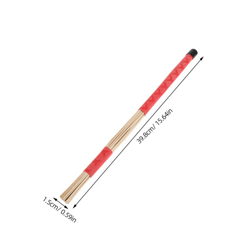 2Pares Baquetas Para Percusión Jazz Con Mango Ergonómico De Espuma 2