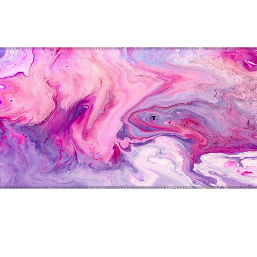 Thickened Desk Mat 80X40cm Non-Slip Large Mouse Pad Purple 4631371016886