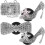 4Ud Accesorios Mujer Clips De Ventilación Metal Plata 3