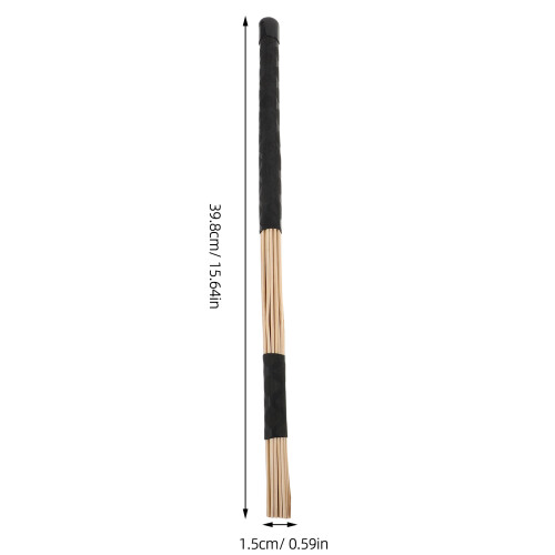 2Pares Baquetas Para Percusión Jazz Con Mango Ergonómico De Espuma 1
