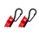4Ud LED Roja Impermeable Con Clip Para Correr De Y 8
