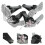 4Ud Accesorios Mujer Clips De Ventilación Metal Plata 4