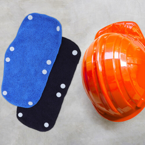 6 Unidades De Absorbente Para Casco, Lavable Reutilizable 2