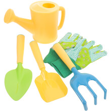1Jgo Juego Jardín Niños Con Pala Y Rastrillo Para Plantar Y