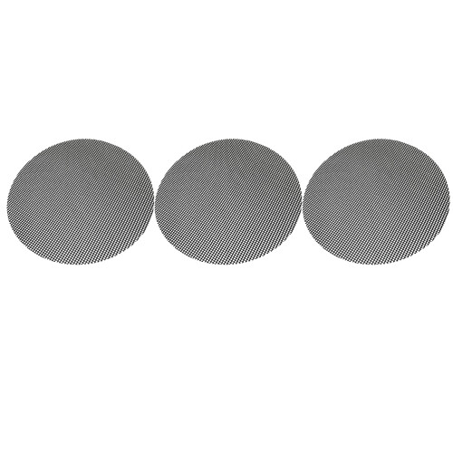 3Ud Alfombrillas Para Bbq De Negro Antiadherente