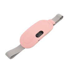 Damen tragbare, verstellbare elektrische Heizkissen gegen Menstruationskrämpfe, Rosa