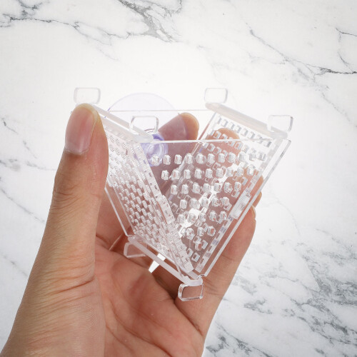 2Pièces Coupes D'alimentation En Transparente Pour 2