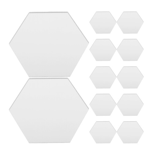 20Ud Tarjetas De Hexagonales Acrílicas Reutilizables Para Eventos 2