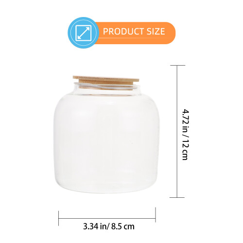 1Ud Para Té Y Café De Vidrio Transparente Con 1