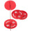 5 Pièces Mini Haltères Rouge Pour Maison De Et Décoration 1