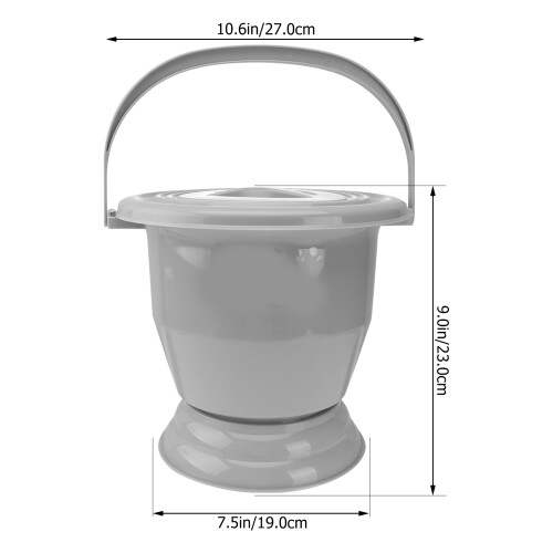 1Pièces Pot De Portable En Épais Avec Couvercle 1