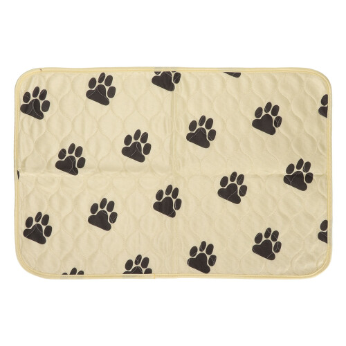 Durable Beige Dog Pee Pad with High Density Edge and TPU Layer 1