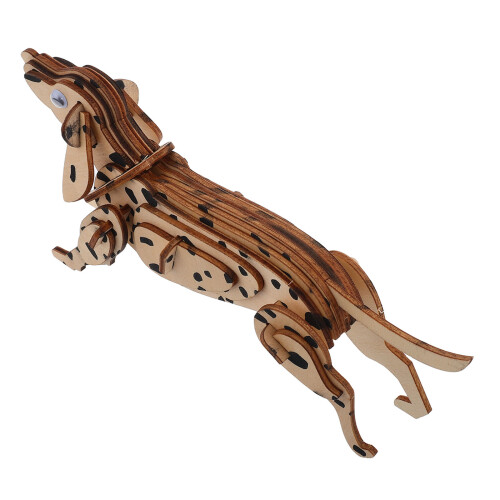 4 Piezas Madera 3D Dálmata Para Y Decoración