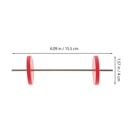 5 Pièces Mini Haltères Rouge Pour Maison De Et Décoration 1