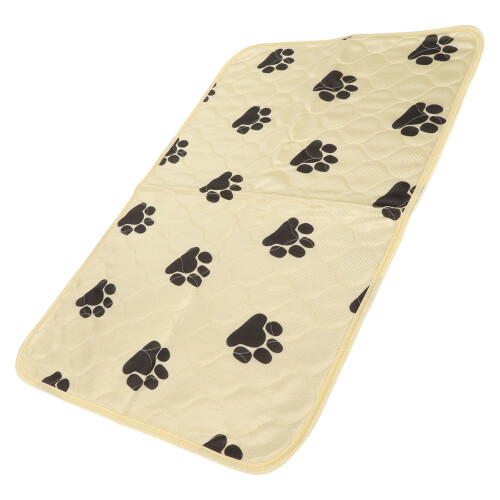 Durable Beige Dog Pee Pad with High Density Edge and TPU Layer 2