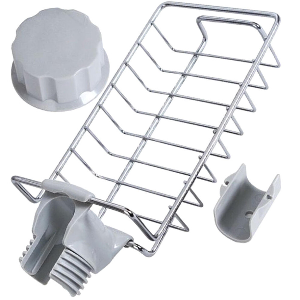 Photos - Tap Hidden Part 2 Count Washing Up Sponge Holder Draining Rack Kitchen Accessory