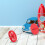 5 Pièces Mini Haltères Rouge Pour Maison De Et Décoration 5
