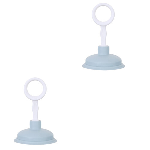 2 Pcs Toilet Pipe Blockage Tool Floor Drain Sink 2