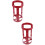 2Pièces Support Mural Extincteur Rouge Acier Pour Maison Bureau 6