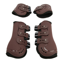 Durable PU Shell Horse Leg Boots for Jumping/Show Riding Size M