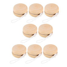 8Pcs Wooden Yo-Yo Balls Diy Craft Kit For Kids