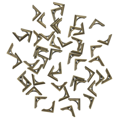 250 Pcs Book Corner Protector Edge Protection Metal Books 1
