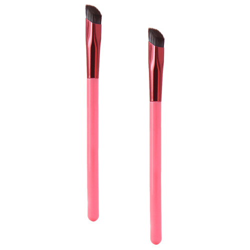 8Pièces Ensemble Pinceaux Rosés Sourcils Yeux Polyvalents 2