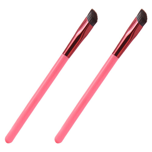 8Pièces Ensemble Pinceaux Rosés Sourcils Yeux Polyvalents 1