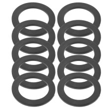 10Ud Gomas De Sello Nbr Versátiles Para Tubería Y Color Negro