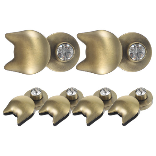 30 Pcs Cat Shaped Stainless Steel Bag Locks Closures Replacements 2