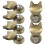 30 Pcs Cat Shaped Stainless Steel Bag Locks Closures Replacements 2