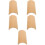 5pcs Polished Bamboo Board for Crafting 6